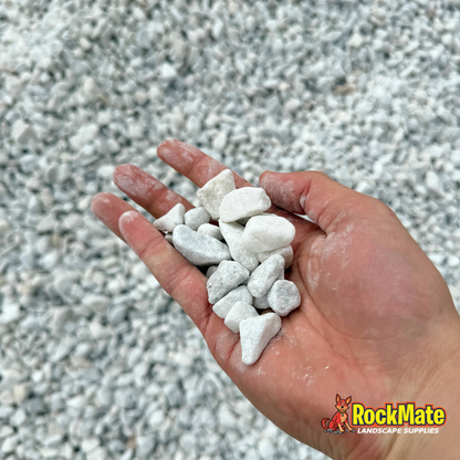 Snow White Tumbled 20mm
