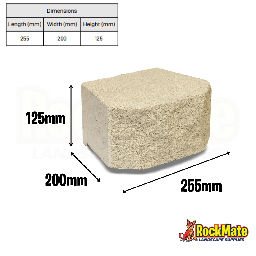 Apex Masonry Classic Wall Block - Ivory