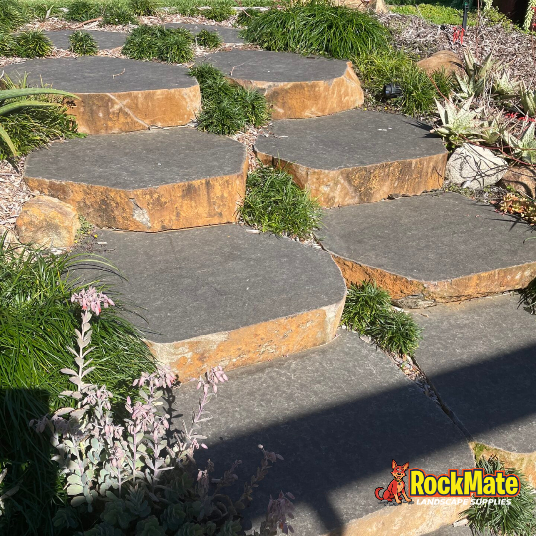 Kashmiri Edged Basalt Steps
