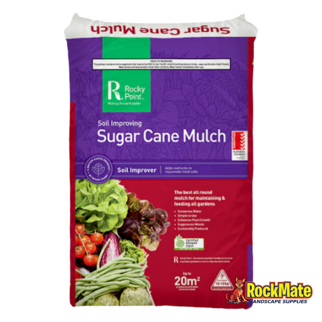 Sugar Cane Mulch Red Bag