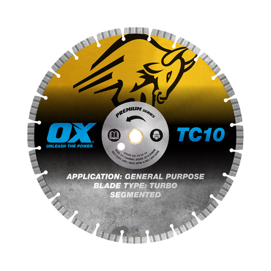 OX Premium Turbo Segmented Blade  - Concrete/General Purpose