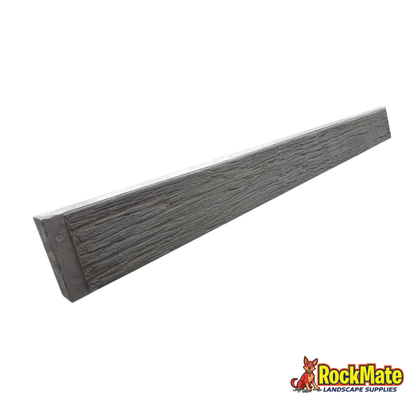 Timber Rustic Charcoal Concrete Sleeper