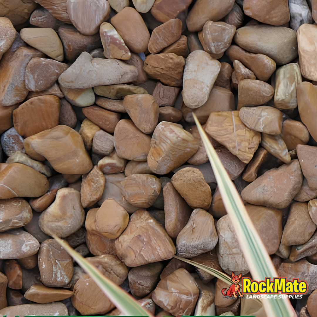 Kashmiri Wood Grain Polished Pebbles 20kg Bag