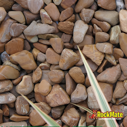 Kashmiri Wood Grain Polished Pebbles 20kg Bag