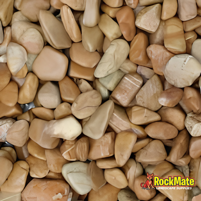 Kashmiri Wood Grain Polished Pebbles 20kg Bag