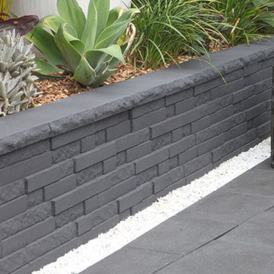 National Masonry Edgepave Concrete Pavers - Charcoal