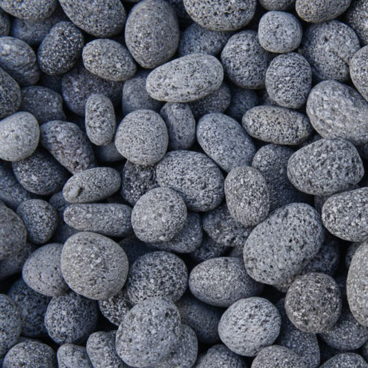 Kashmiri CHARCOAL LAVA PEBBLE
