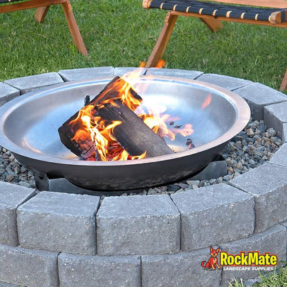Adbri Masonry Hudson Stone Garden Edging Block - Charcoal installed