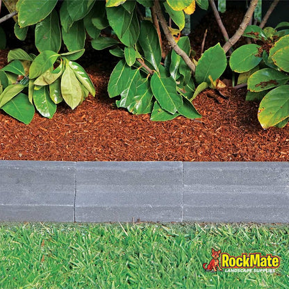 Adbri Masonry Lawn Edge - Charcoal installed