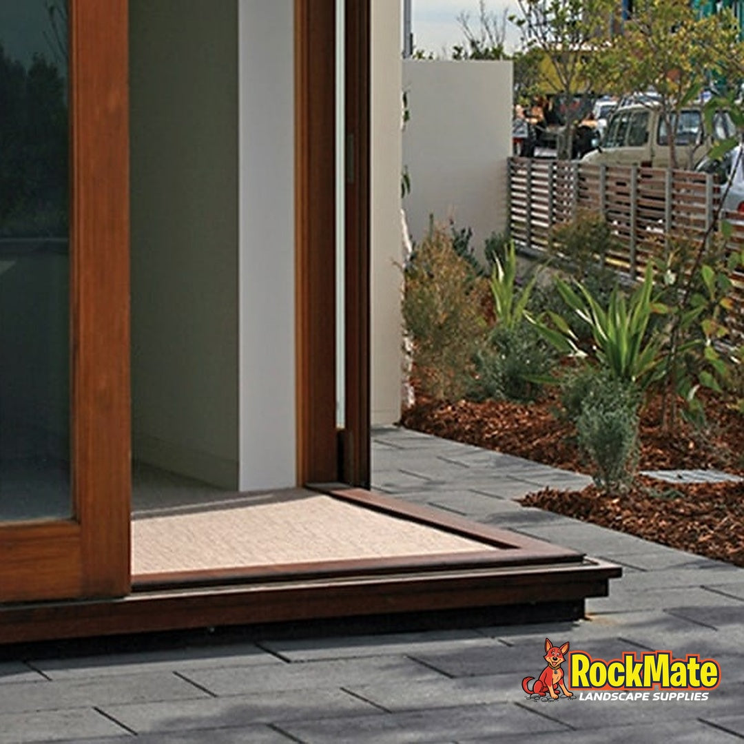 Adbri Masonry Boulevard Paver - Charcoal installed