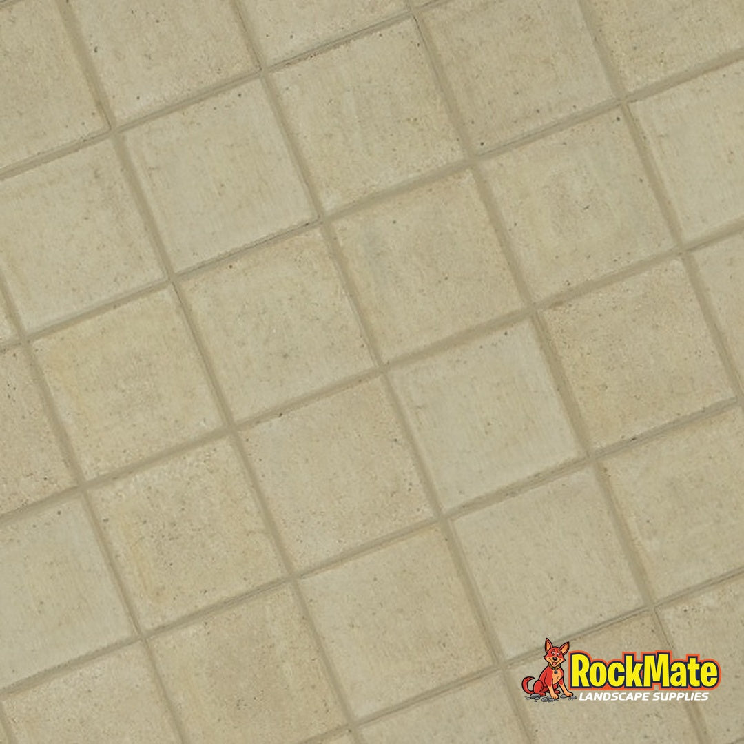 Adbri Masonry Havenpave 50 Paver - Oatmeal installed