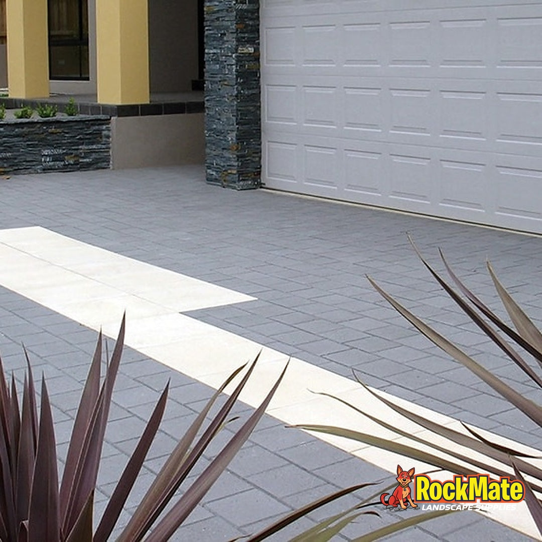 Adbri Masonry Havenpave 50 Paver - Charcoal installed