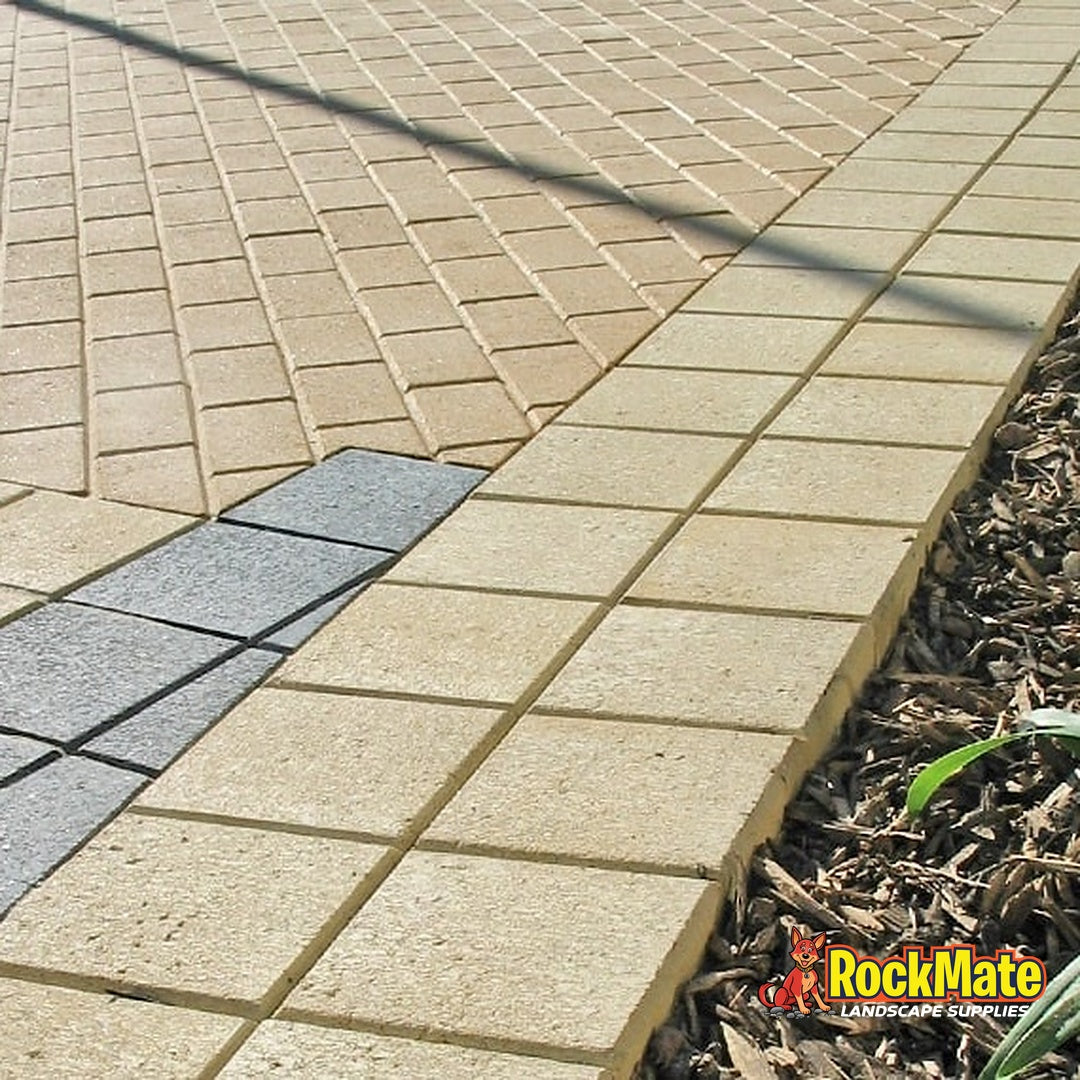 Adbri Masonry Havenpave 50 Paver - Oatmeal installed
