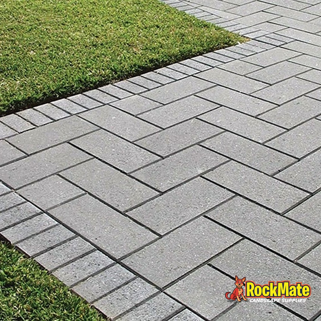 Adbri Masonry Havenslab 50 Paver - Charcoal installed