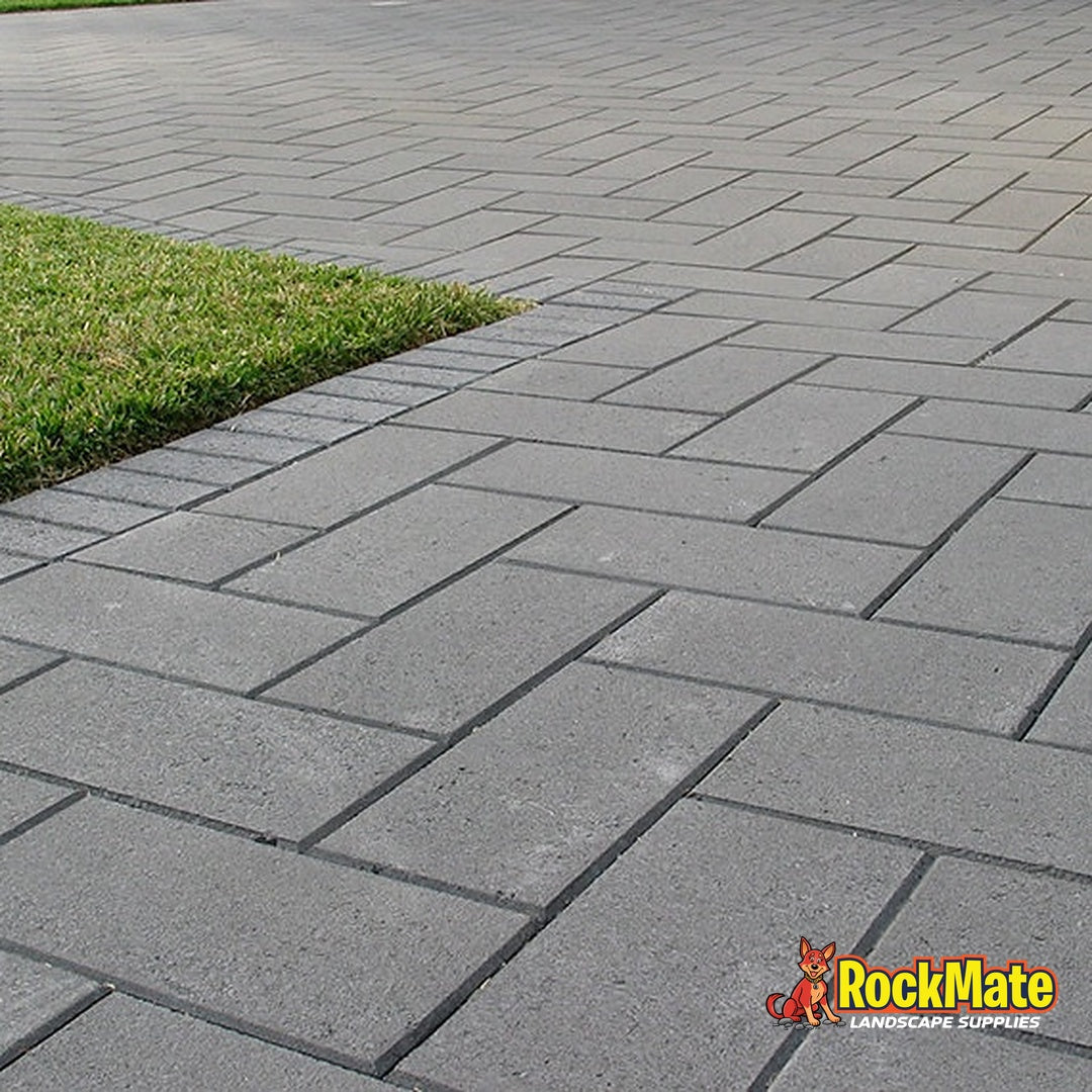 Adbri Masonry Havenslab 50 Paver - Charcoal installed