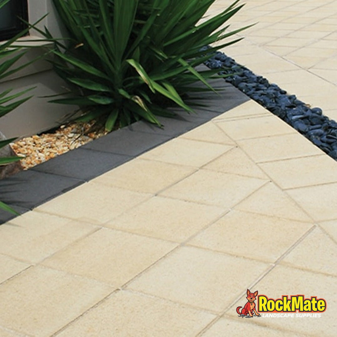 Adbri Masonry Stradapave 50 Paver - Oatmeal installed