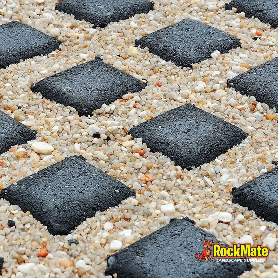 Adbri Masonry Turfgrid Paver - Charcoal installed