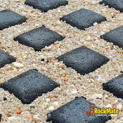Adbri Masonry Turfgrid Paver - Charcoal installed