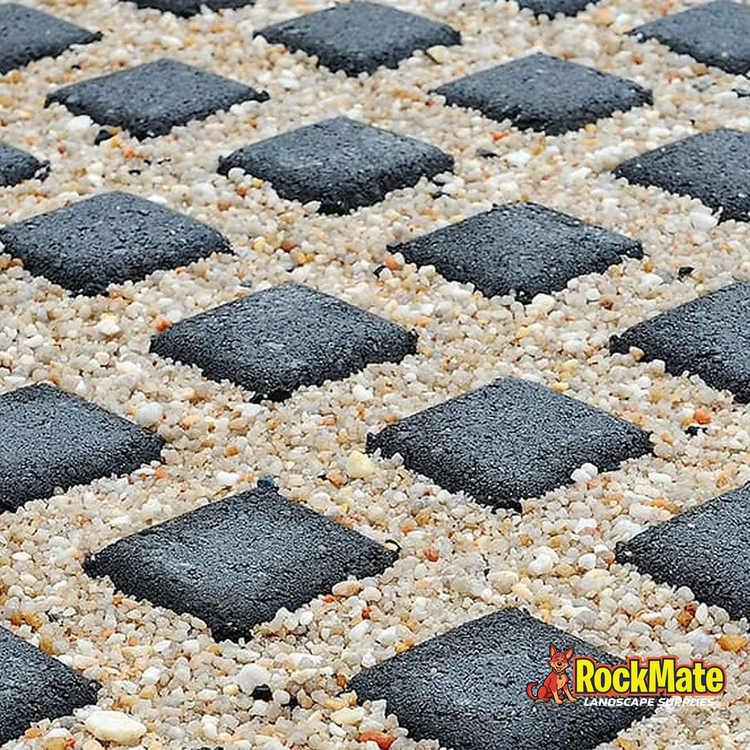 Adbri Masonry Turfgrid Paver - Charcoal installed