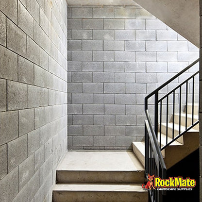 Adbri Masonry Versaloc 200 Series Left Hand Corner Block installed