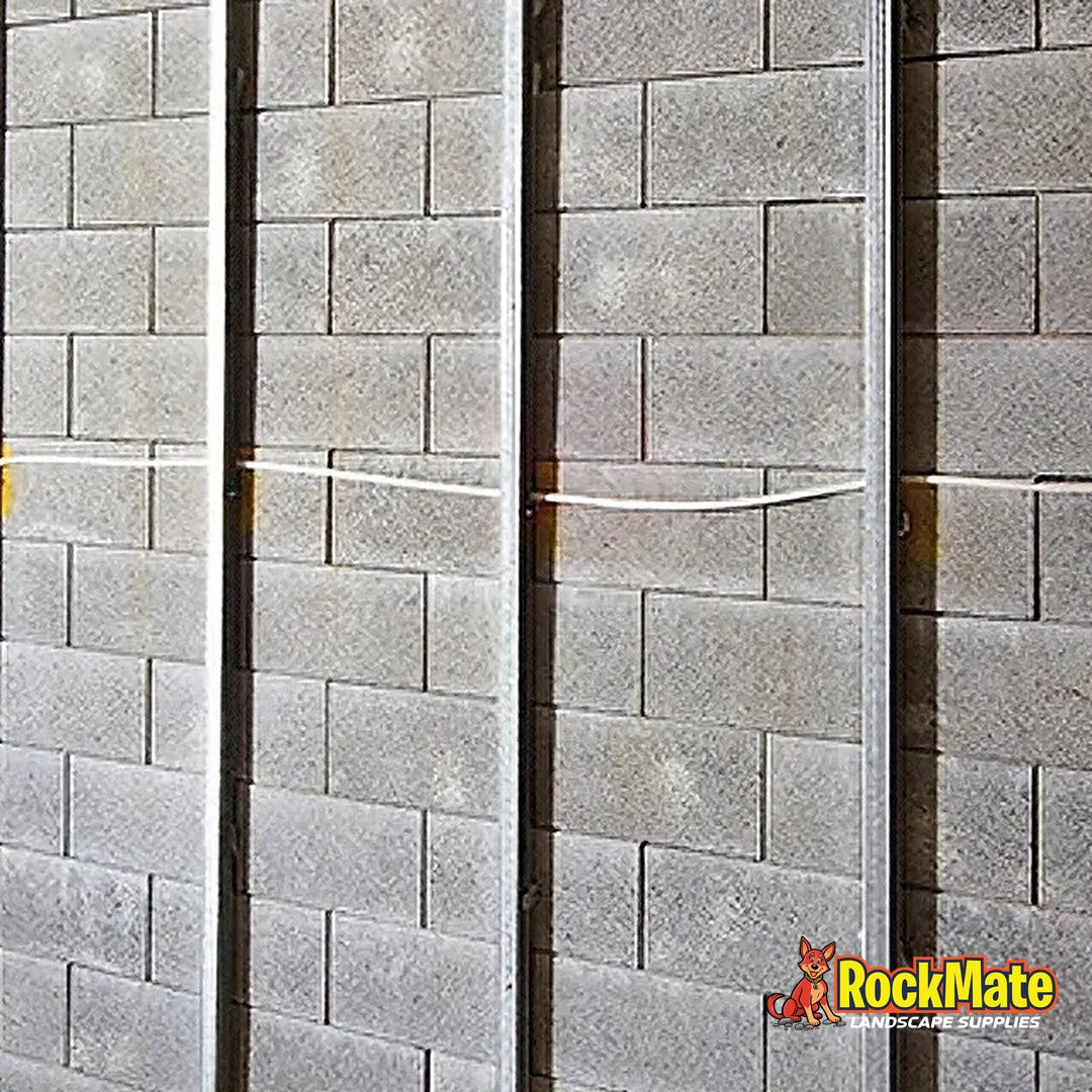 Adbri Masonry Versaloc 200 Series Half End Block installed
