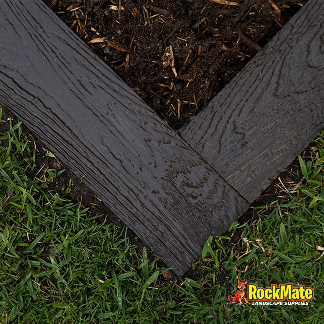 Adbri Masonry DIY Concrete Sleeper - Charcoal installed