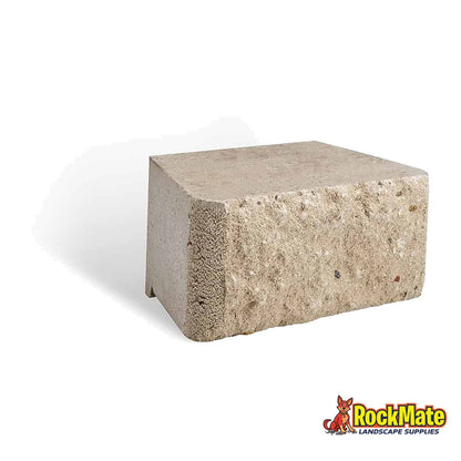 Adbri Masonry Hudson Stone Garden Edging Block - Oatmeal