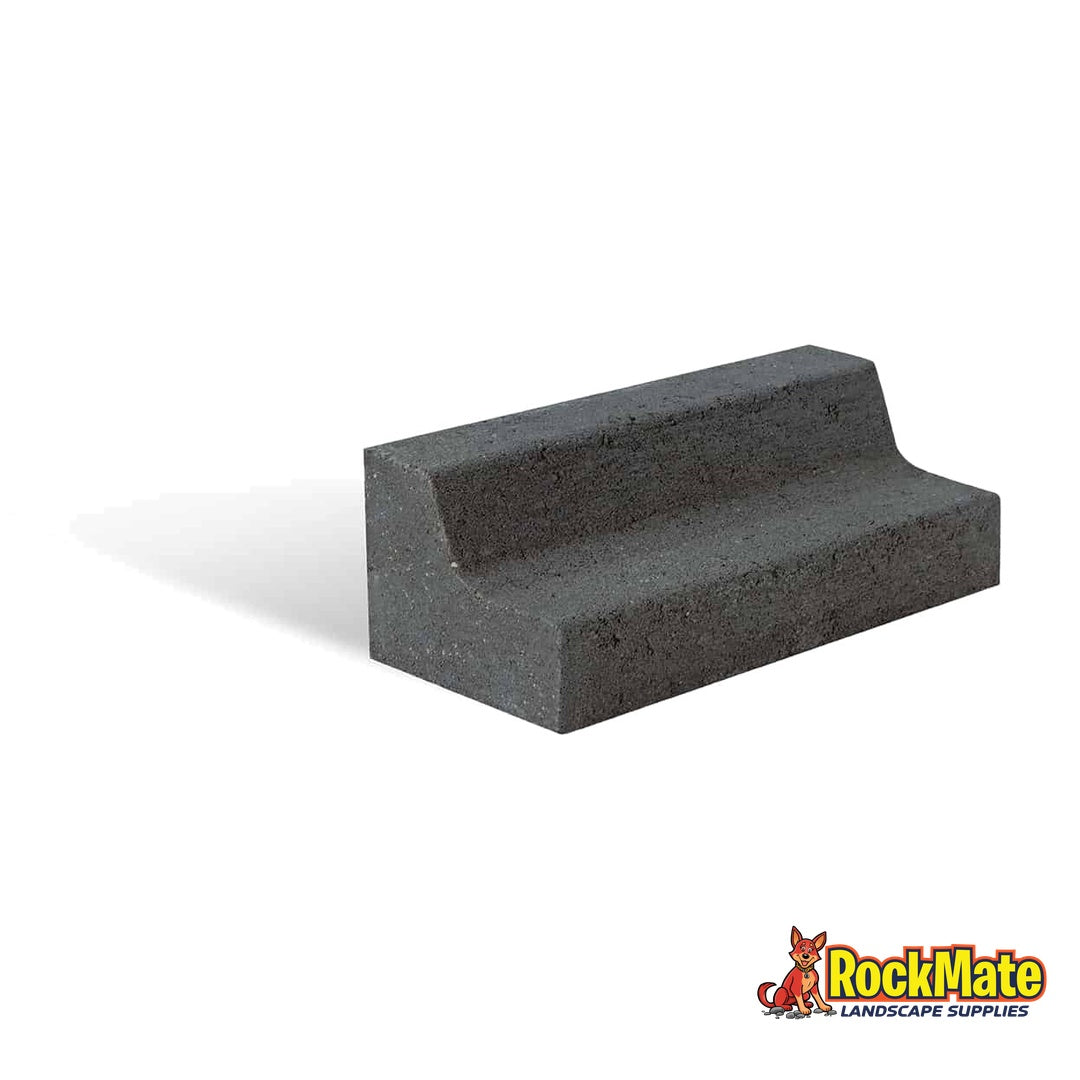 Adbri Masonry Lawn Edge - Charcoal