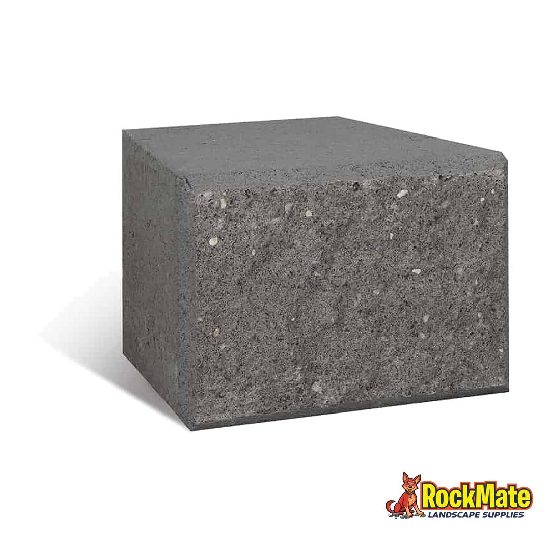 Adbri Masonry Miniwall Garden Wall Block - Charcoal