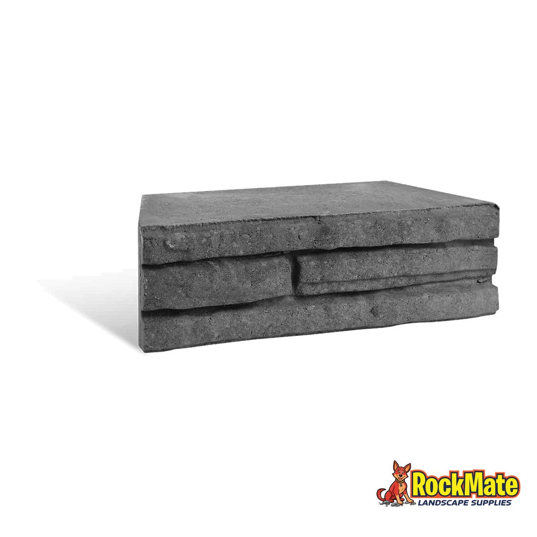 Adbri Masonry Natural Impressions Flagstone Wall Block - Bluestone