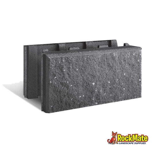 Adbri Masonry Versawall Retaining Wall Block - Charcoal