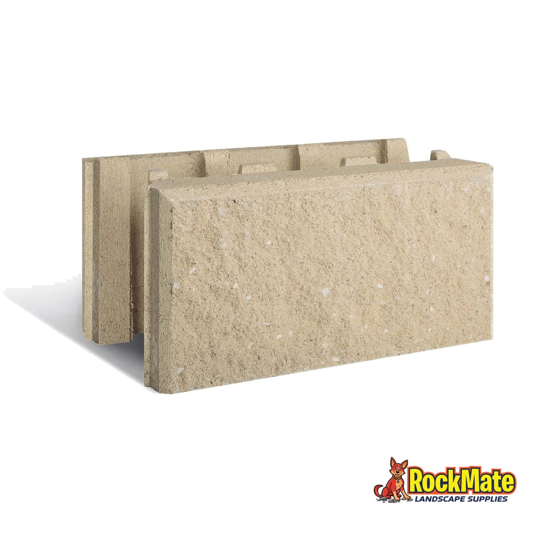Adbri Masonry Versawall Retaining Wall Block - Oatmeal