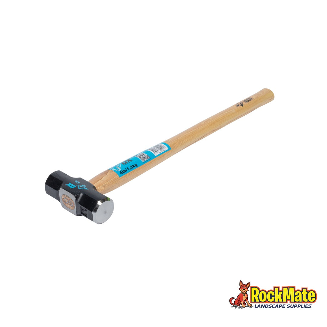 OX Pro sledge hammer with hickory handle and drop-forged steel head