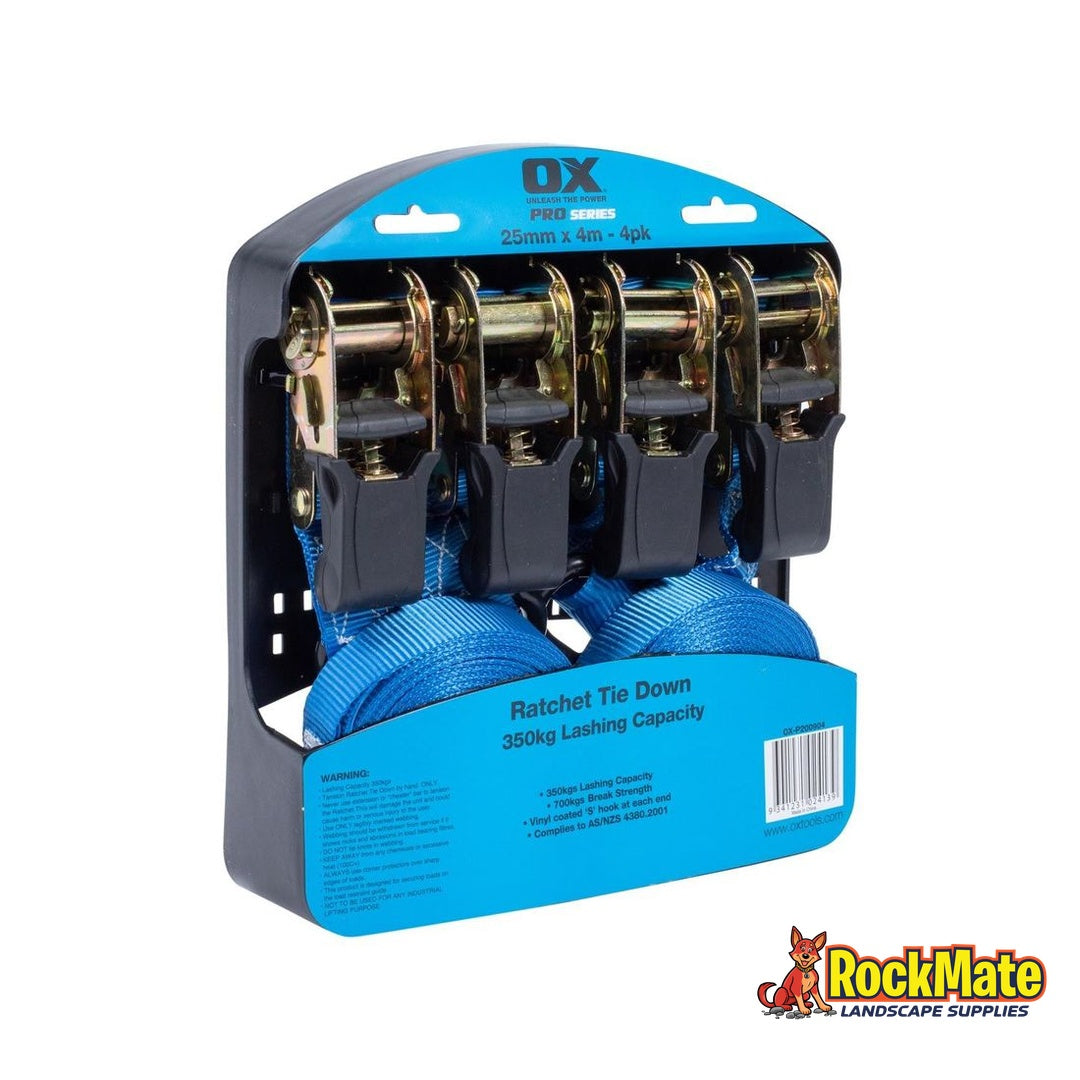 OX Trade Ratchet Tie Downs