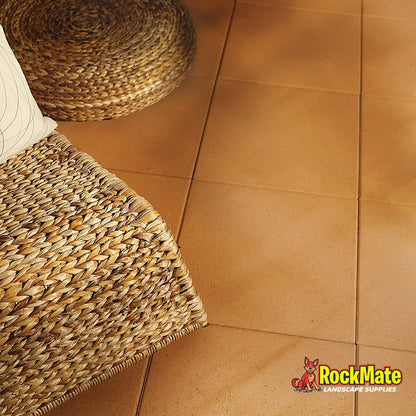 Adbri Masonry Quadro 40 Paver - Terracotta installed