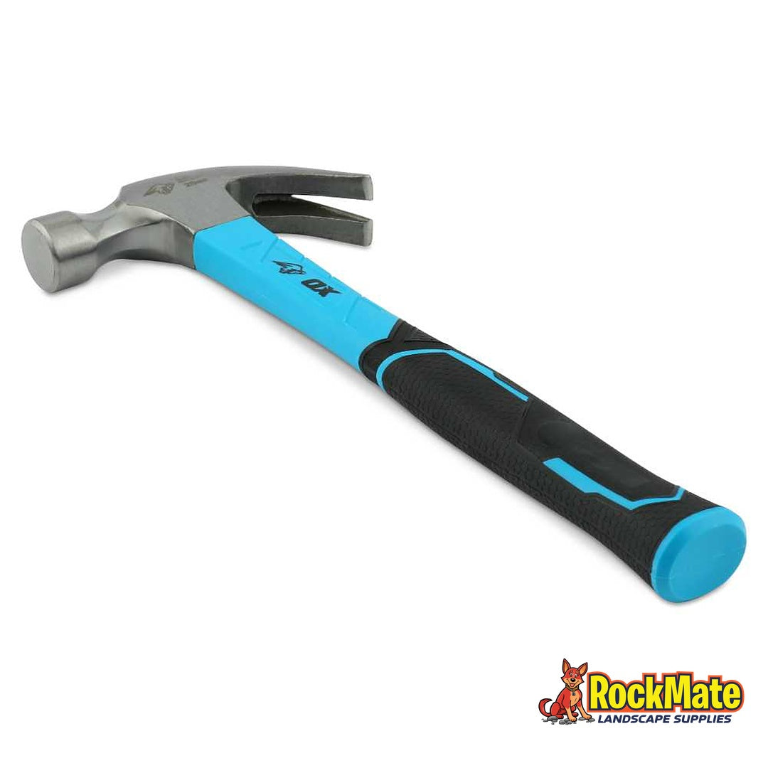 Ox Tools Trade Fiberglass Handle Curved Claw Hammer